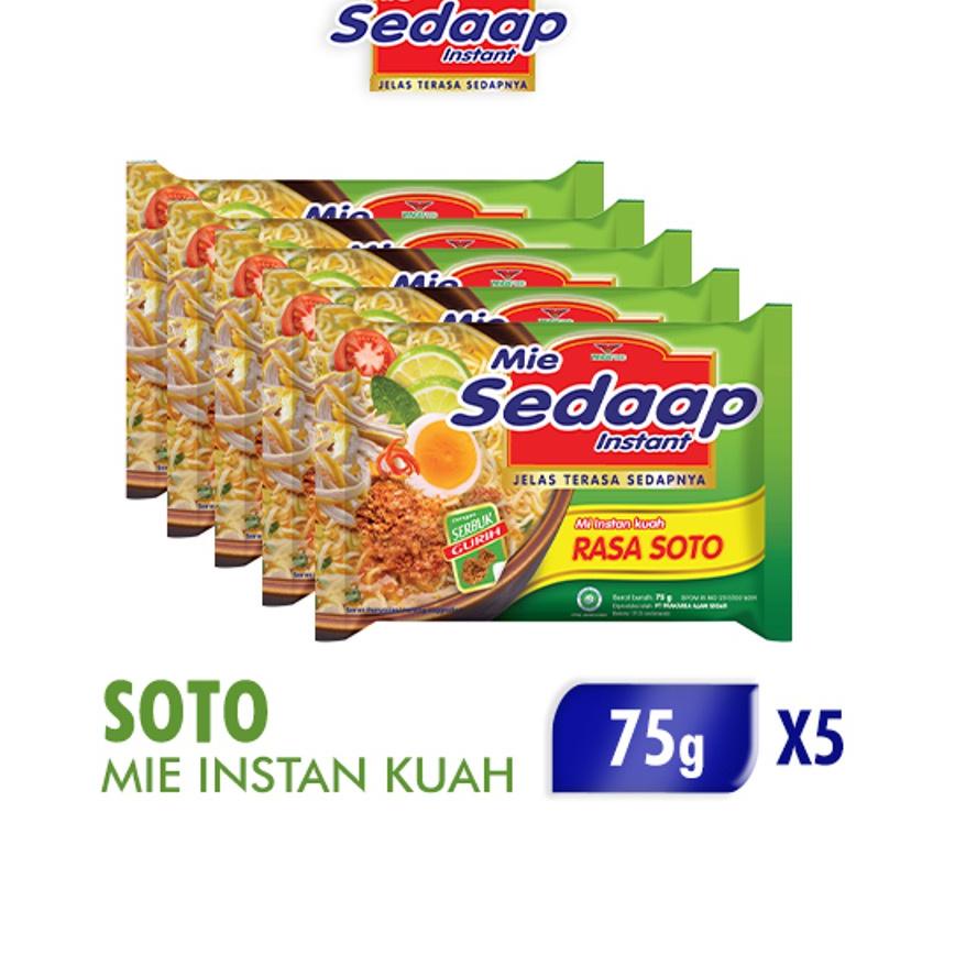 

Deal Now Mie Sedaap SOTO 75 gr x5