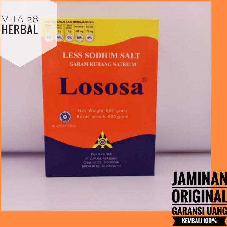 

◊ GARAM LOSOSA 500 GRAM GARAM KURANG NATRIUM ORIGINAL 100% UNTUK HIPERTENSI ❁