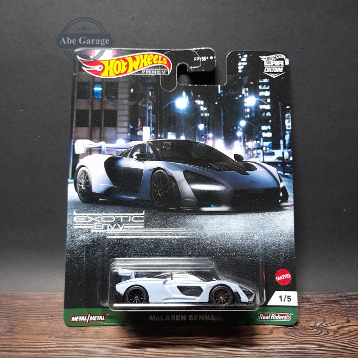 HOT WHEELS EXOTIC ENVY MC LAREN SENNA TERBARU