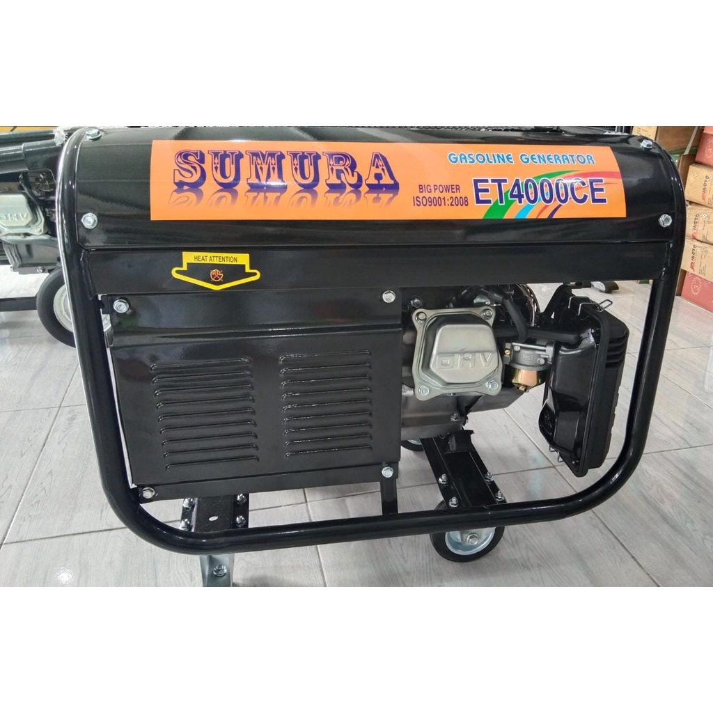 Gasoline genset bensin sumura ET 4000CE gasoline generator set sumura