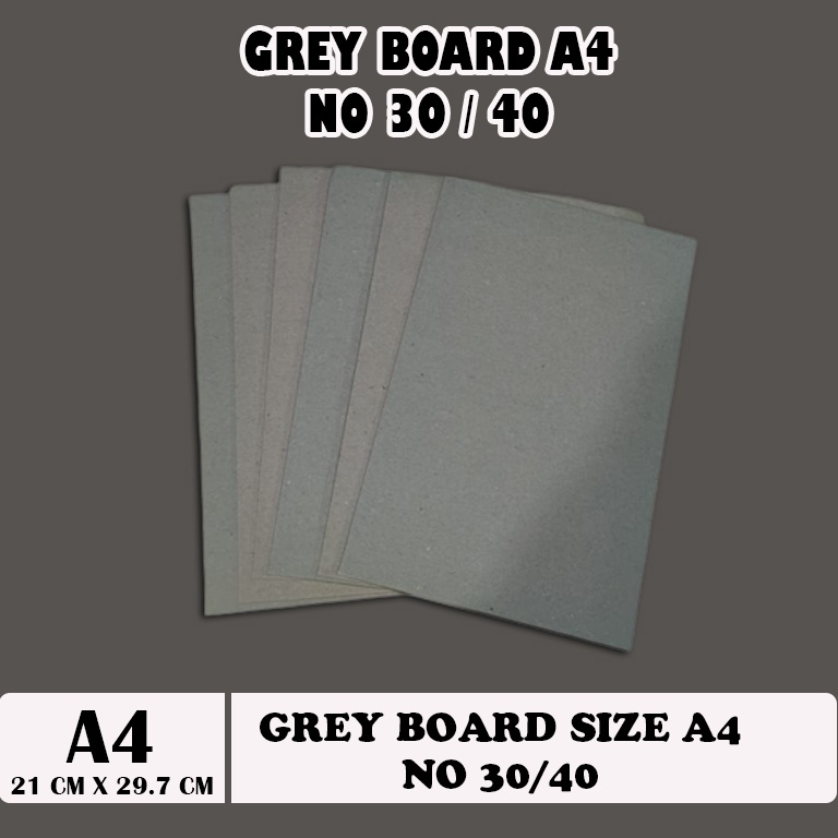 

Karton Grey Board No. 30 No. 40 A4 F4 hardcover