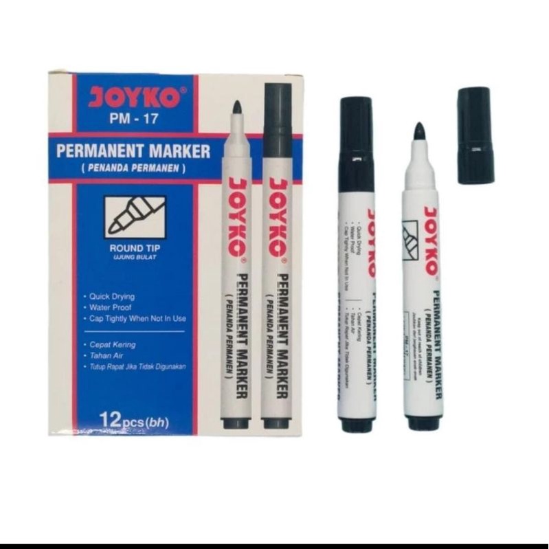 

Spidol Joyko permanen PM-17/ 1BOX ISI 12PCS