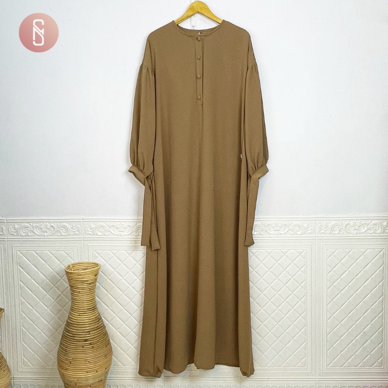 Gamis Syari Hasya Size Jumbo LD 100 110 120 130 140