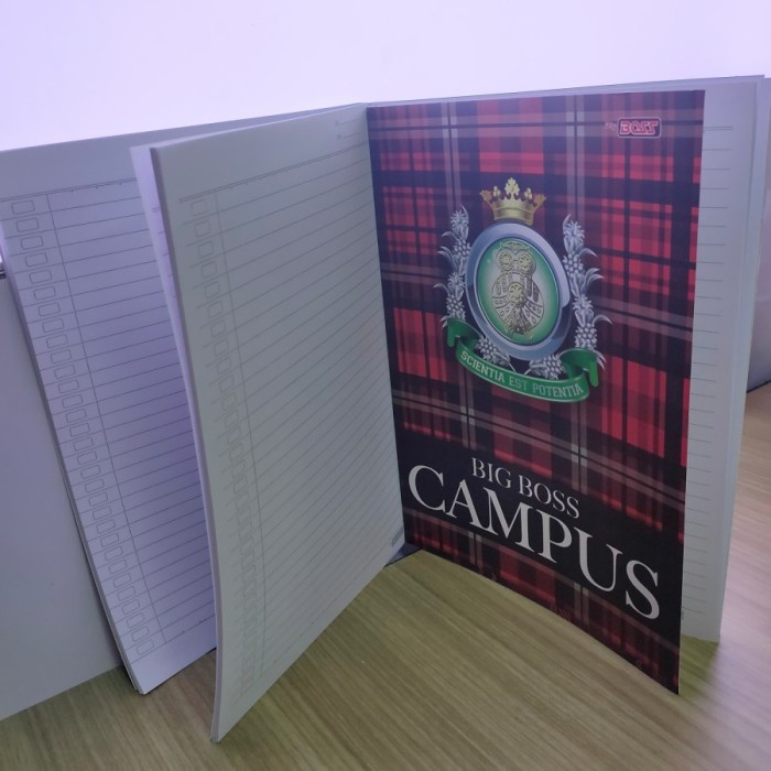 

Terlaris Buku Tulis Big Boss Campus 1 Pak Isi 10 Buku - 50 Lembar