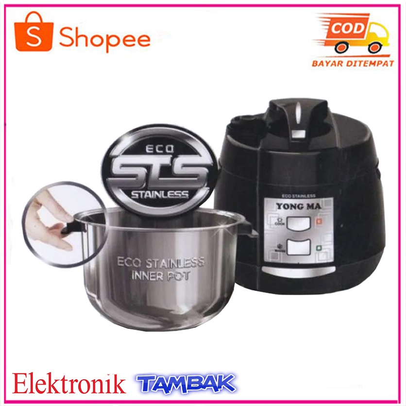 Magic Com Yongma SMC 4053 Yong Ma Stainless Steel 2 L BERGARANSI