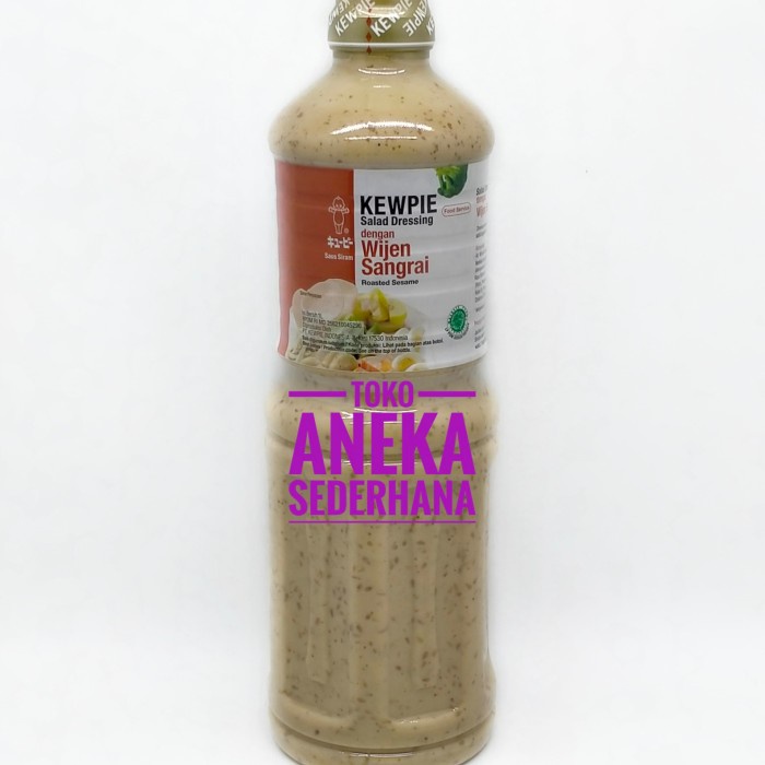 

[Saos&Dressing] Roasted Sesame Wijen Sangrai 1 Liter Kewpie Salad Dressing - standard