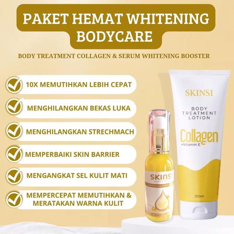 PAKET HEMAT WHITENING BODYCARE SKINSI/BODY TREATMEN