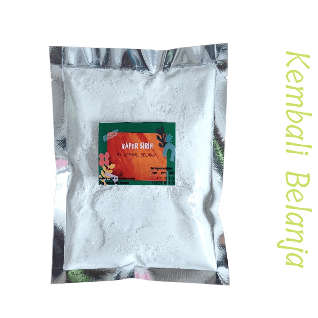 Kapur Sirih Food Grade 100 Gram/ Untuk Campuran Makanan/ Kapur Sirih Asli/ Enjet