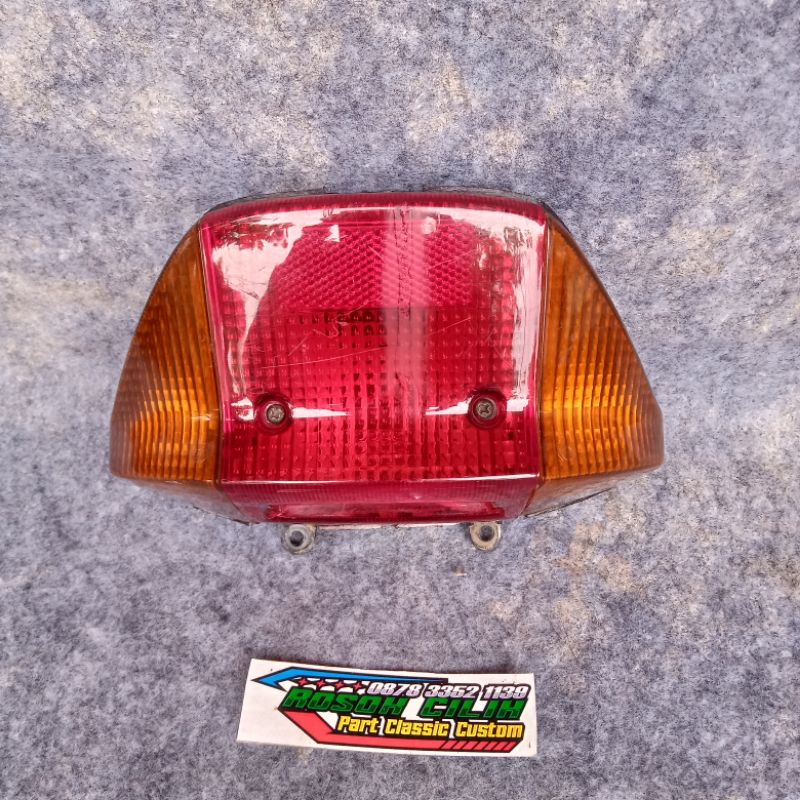 Kaca mika stoplamp belakang Honda Astrea prima star mika lampu belakang