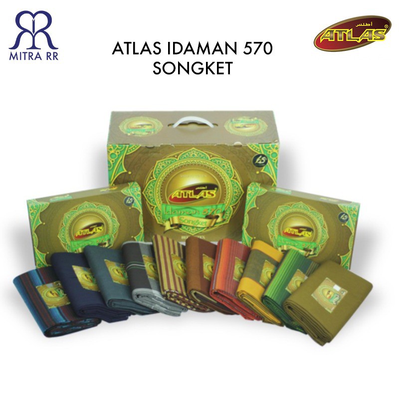 Sarung Tenun Atlas Idaman 570 Songket