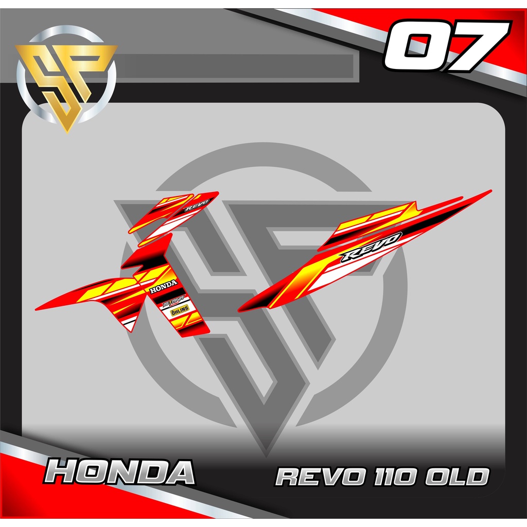 STRIPING REVO 110 OLD - STRIPING REVO 110 OLD VARIASI GRAFIK