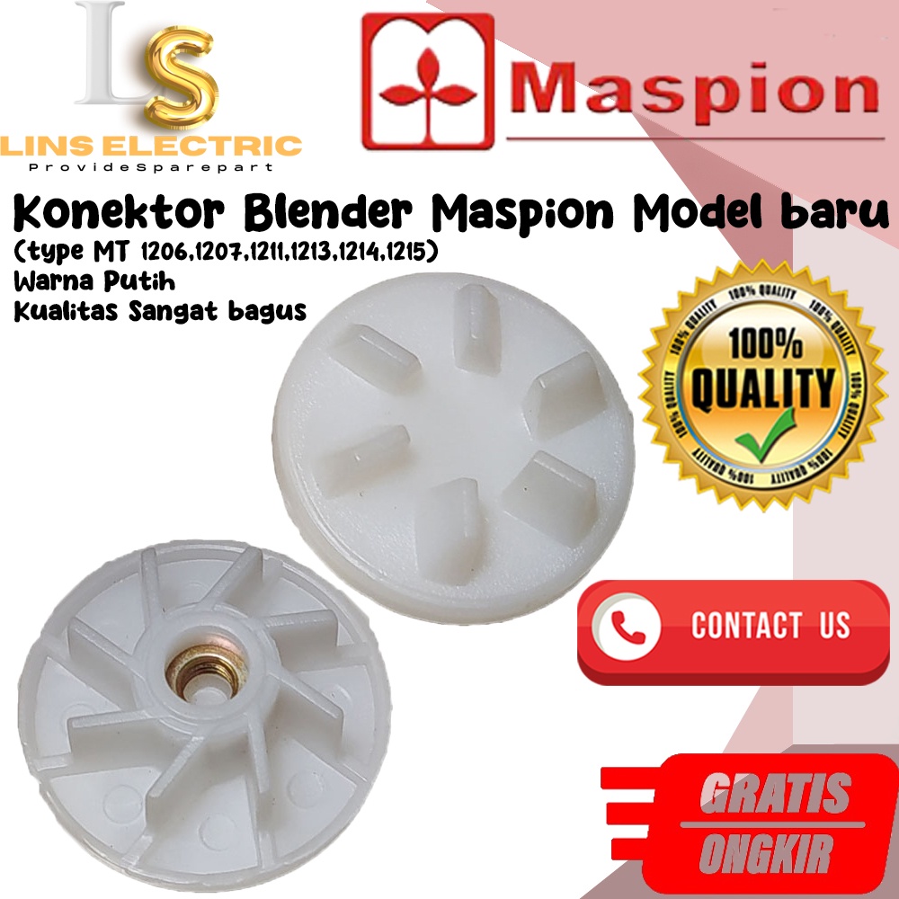 Konektor Blender  Maspion Model baru (type MT 1206,1207,1211,1213,1214,1215)