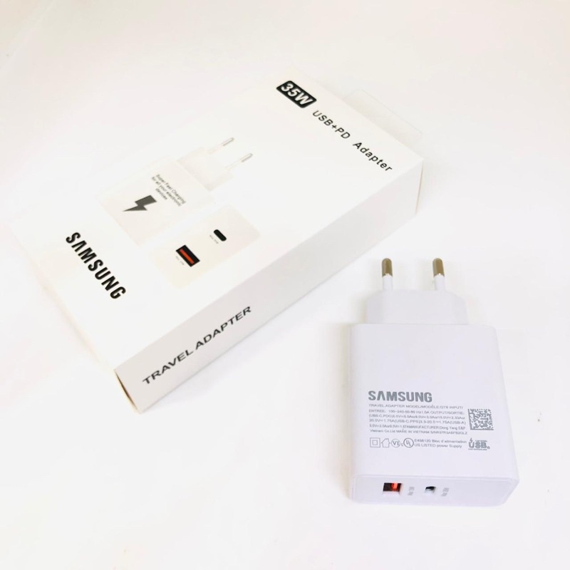 Batok Samsung 35w New 2port 1usb C 1usb A Super Fastcharging BY SMOLL