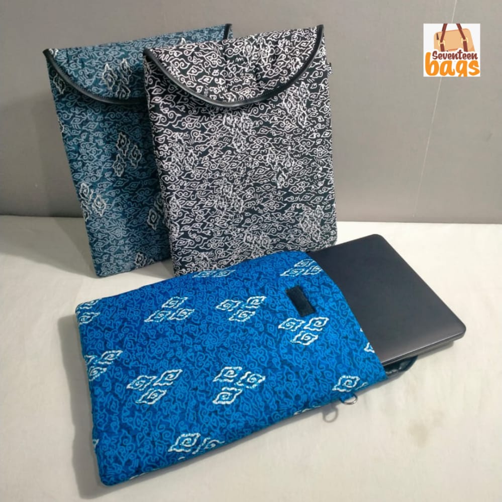 PUFFY LAPTOP BATIK l TAS LAPTOP KEKINIAN TERMURAH - SEVENTEENBAGS SVN17345