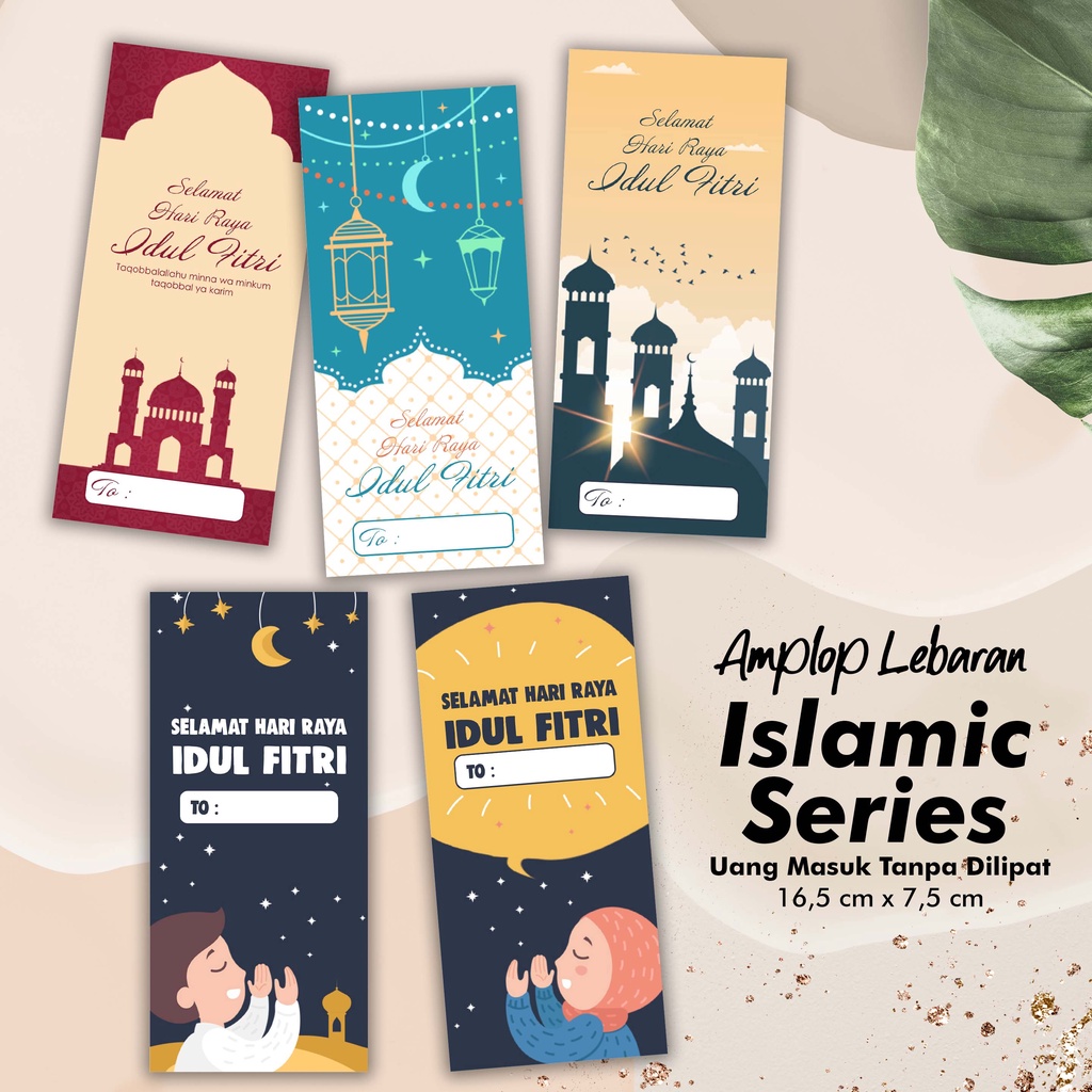 

Amplop Lebaran Islamic Series Isi 10 - Uang Tanpa Dilipat - PANJANG