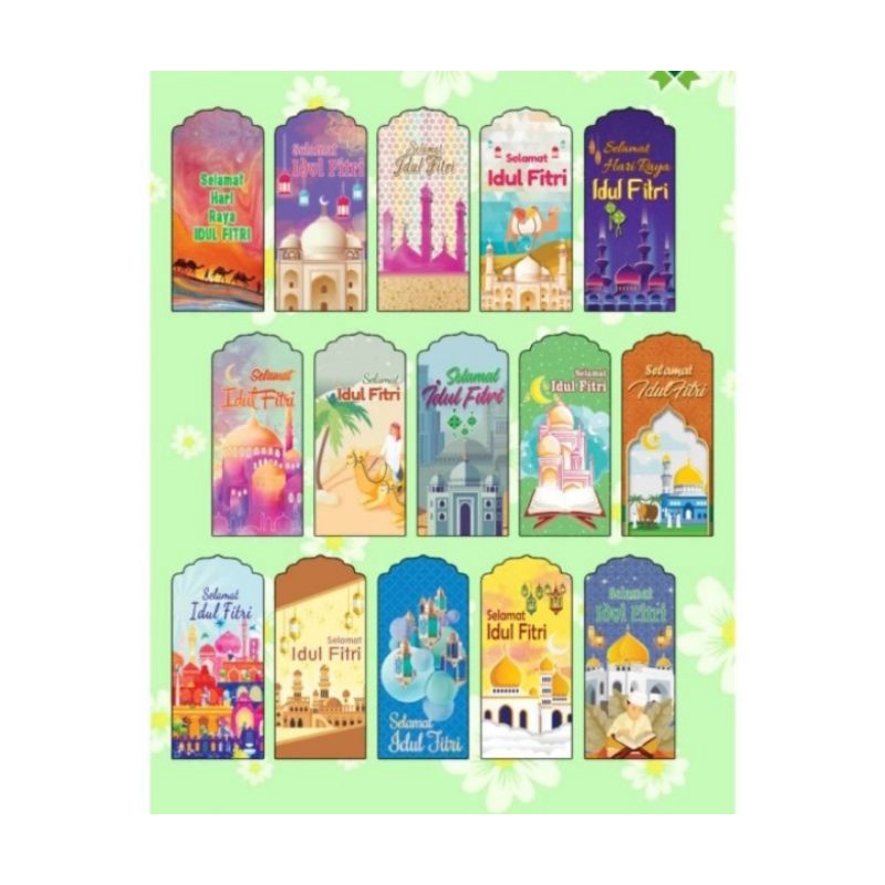 

Amplop Lebaran JUMBO Angpau Idul Fitri Besar motif Islamic