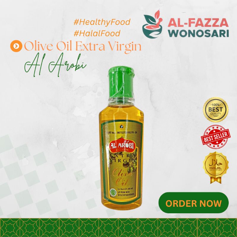 Minyak Zaitun Al Arobi zaitun Asli Murni Original 100% Arab Extra Virgin Olive Oil Untuk Bisa Diminum Rambut Kulit Wajah Muka Konsumsi Ibu Hamil Bayi