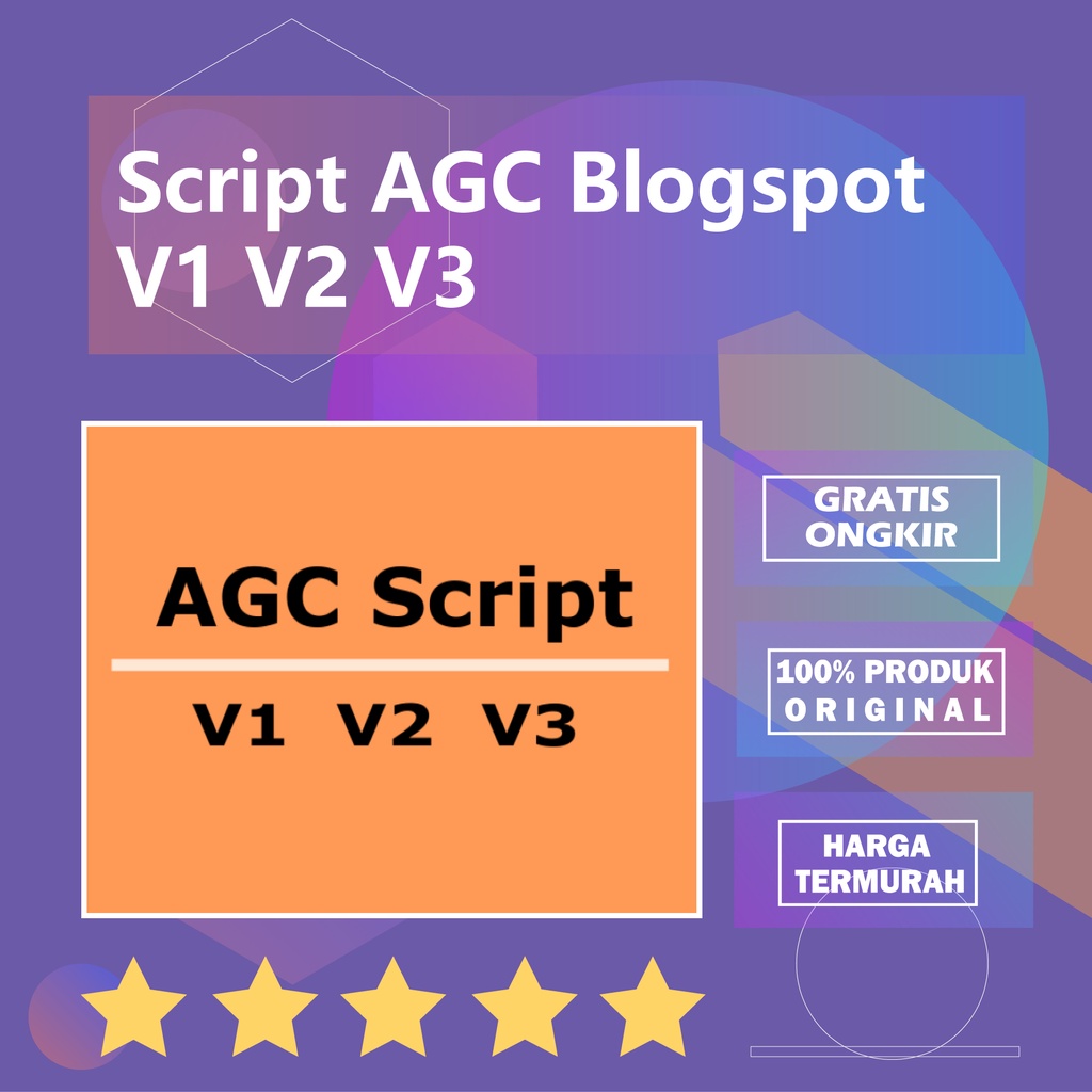 Script AGC Blogspot V1 V2 V3