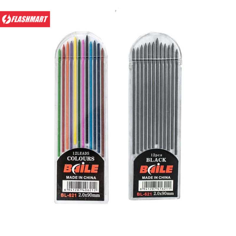 Flashmart Pensil Mekanik Mechanical Pencil 2B 2mm 12 Isi - BL-621