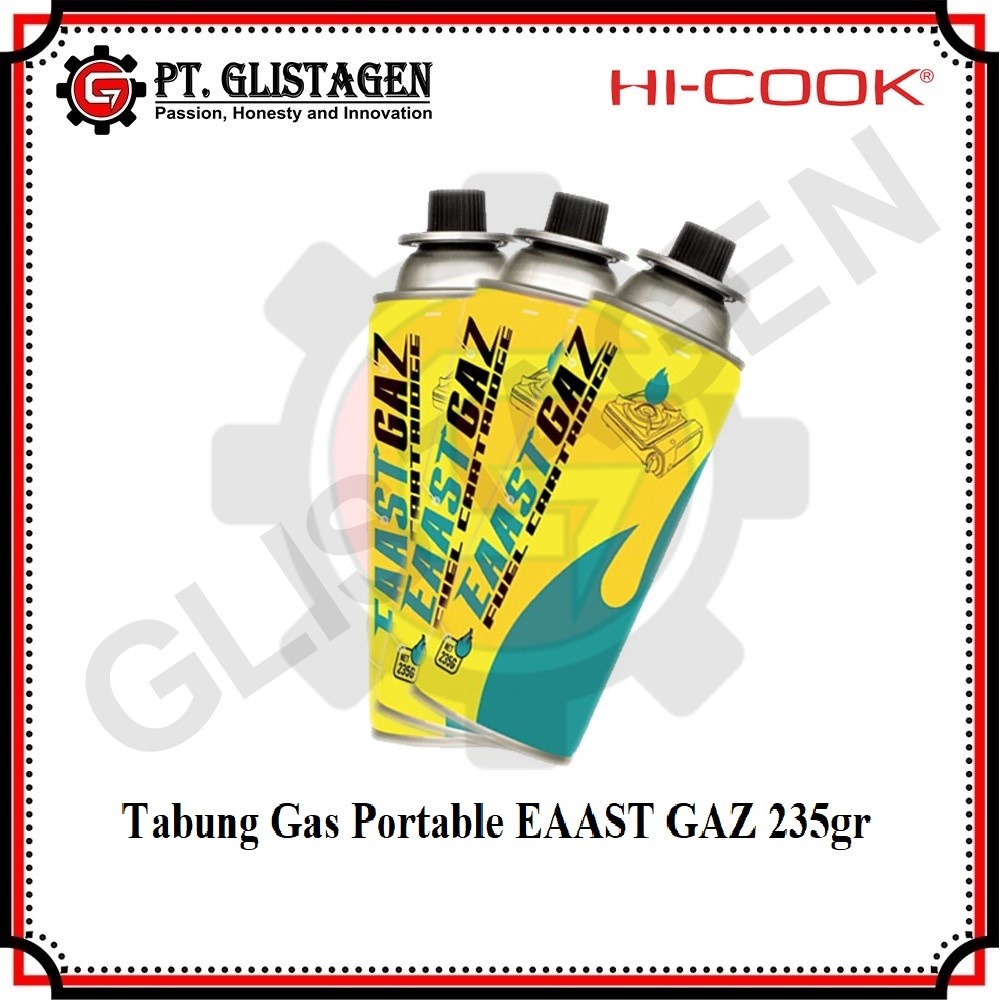 Tabung Gas EAASTH GAZ Hi-Cook 235 gram / Refill Tabung Gas Mini 235gr