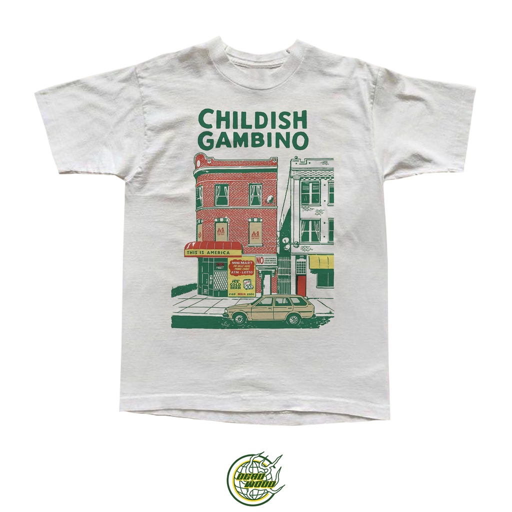 KAOS VINTAGE CHILDISH GAMBINO THIS IS AMERICA POSTER UNISEX