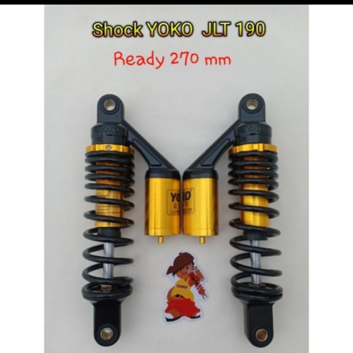 SHOCKBREAKER YOKO TABUNG ATAS MODEL SEGITIGA 270MM - JUPITER Z / VEGA