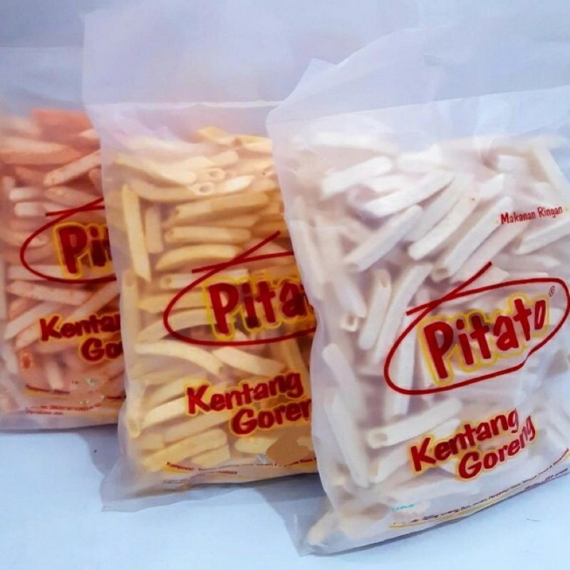 

[TERMURAH] pitato kentang goreng 300gram/ aneka Snack murah/ aneka camilan murah