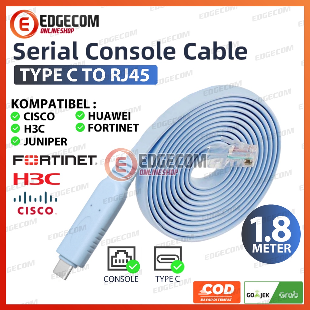 Kabel Console FTDI USB Type C to RJ45 Cisco Console Cable