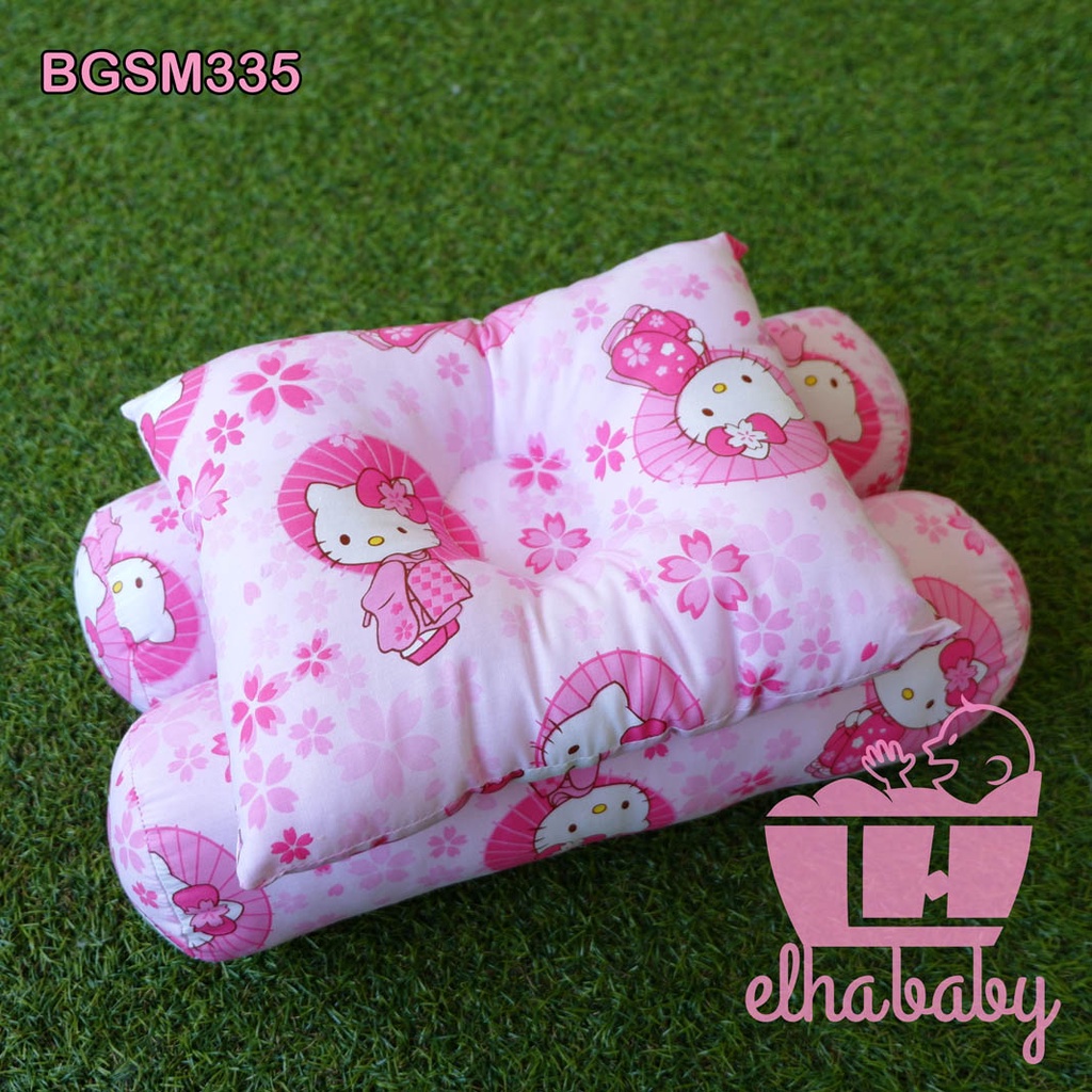 Paket bantal dan guling bayi elha baby empuk nyaman untuk tidur anak elhababy