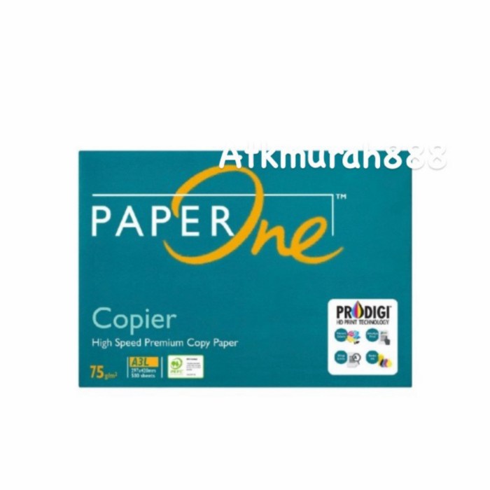 

Best Seller Paperone A3 75 Gram 1 Rim / Kertas Hvs Murah