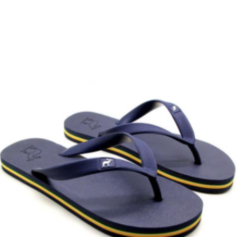 Sandal Panama / Sendal Jepit Pria Biru Tua / Sendal Pantai