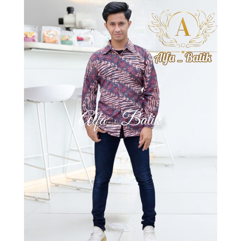 NEW HEM / KEMEJA BATIK PRIA / KEMEJA BATIK KONDANGAN / HEM PANJANG / KEMEJA MURAH / KEMEJA BATIK TERBARU Kemeja Batik Pria Seragaman Among Tamu / Kemeja Batik Nikahan Original /TERBARU KEMEJA BATIK PRIA LENGAN PANJANG MOTIF/ CUOPLE BATIK KMJ LERENG DUSTY.