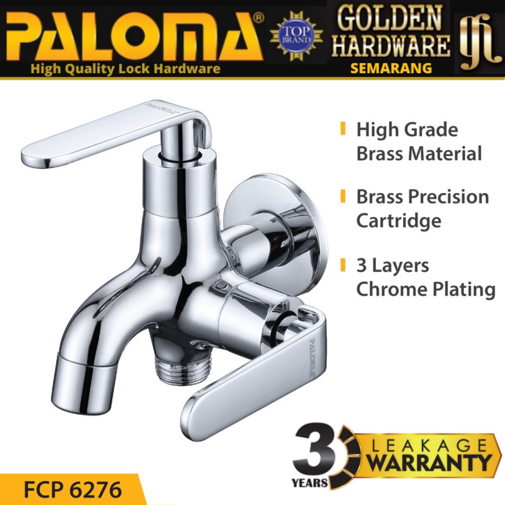 Tap PALOMA FCP 6276 Keran Kran Air Dingin Tembok Wall Cabang Cuci