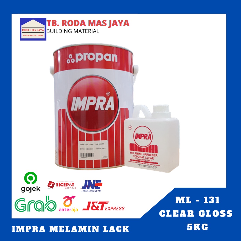 Cat Kayu/Cat Pelapis Impra Melamin Lack ML-131 Clear Gloss