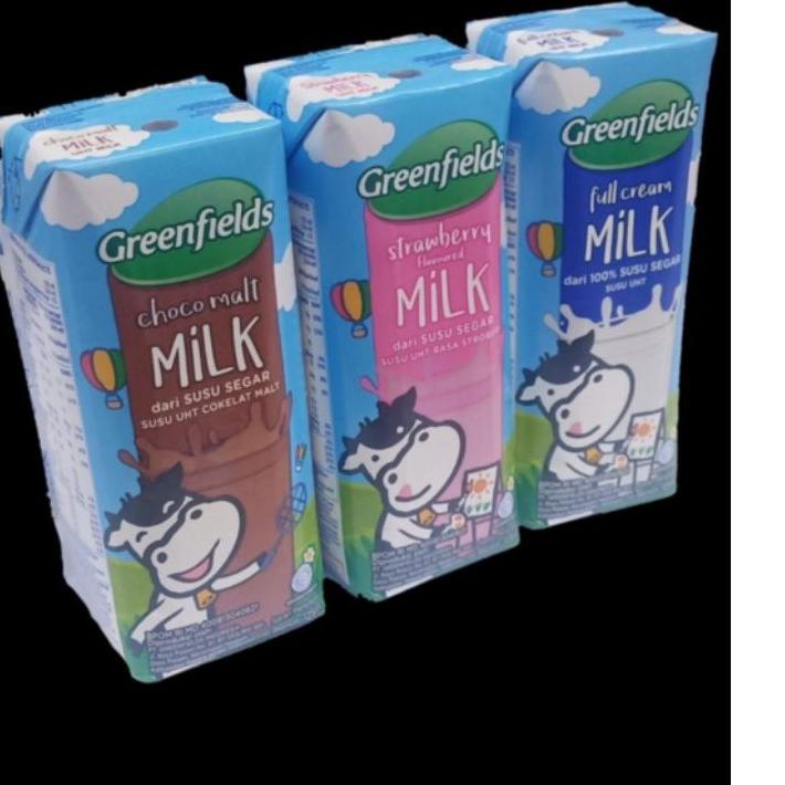 

☂ SUSU GREENFIELD UHT 125ML | ISI 40PCS ➭