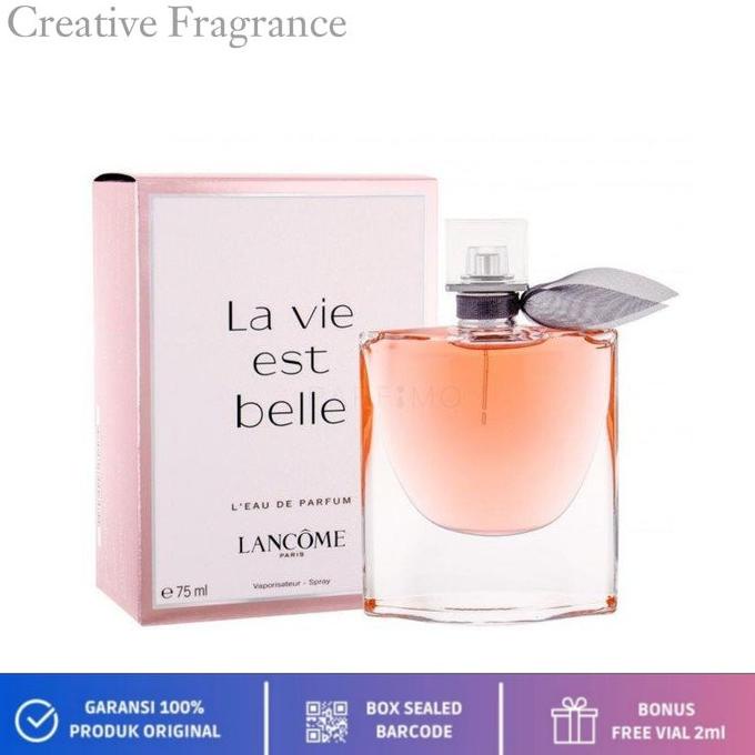 Parfum Lncome La Vie Est Belle Edp 75Ml Original Full Set