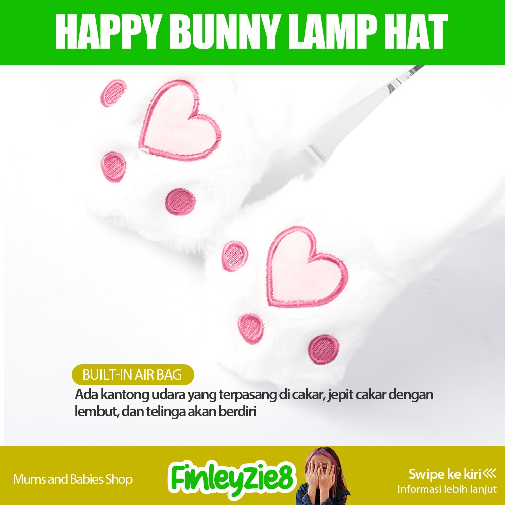 Rabbit Hat / LED Topi Kelinci Lucu / Kuping Gerak / Topi Anak Kawai / LED Topi Kelinci Lucu / Topi Kelinci / Topi Kelinci Bergerak Led / Topi Kelinci Anak / Topi Kelinci Led / Topi Kelinci Bergerak / Topi Kelinci Dewasa / Topi Bunny / Bunny hat / Topi