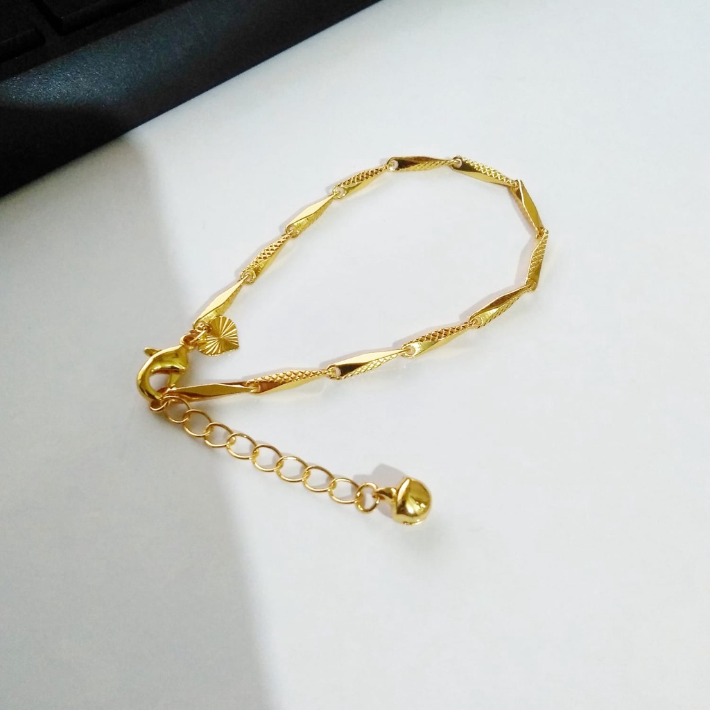 AV179 Grosir Gelang Tangan Dewasa Gelang Lapis Emas