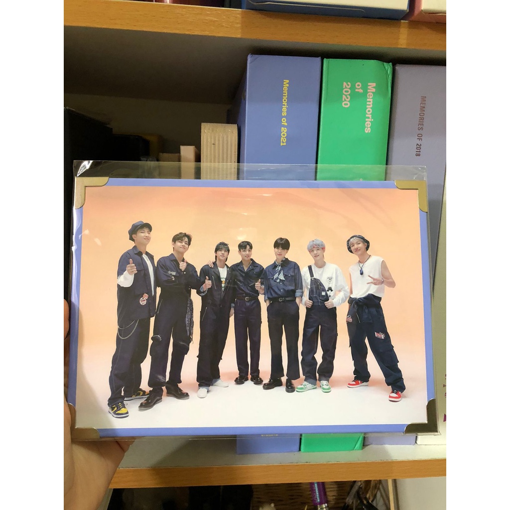 ORI BTS Memories 2021 Stand Photo RM Jin Suga JHope Jimin V JK