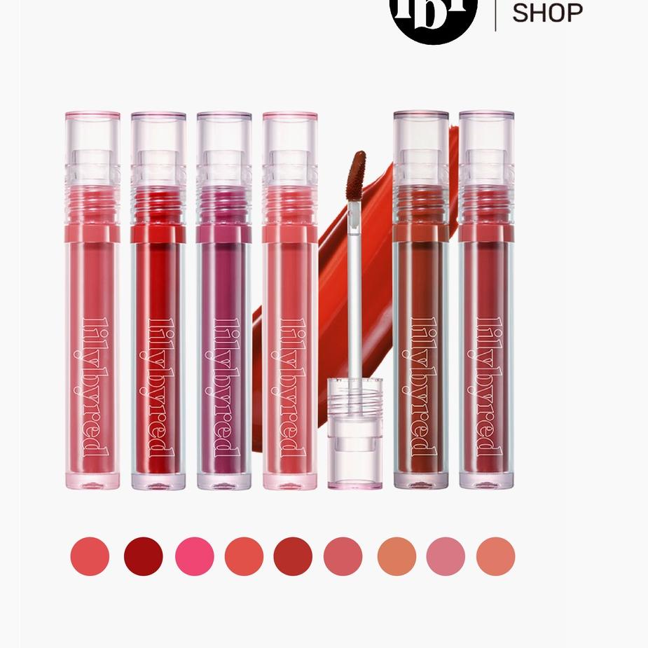 trx O4a4Z lilybyred Glassy Layer Fixing Tint 4g | Glossy Finish / Light Texture / Long-Lasting / Tra