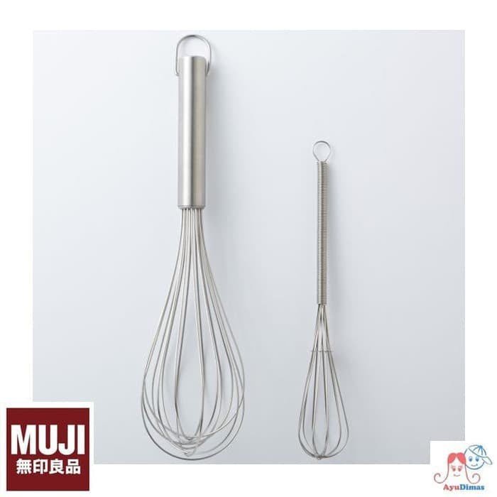 Whisk Muji Stainless Whisk - Pengocok Telur