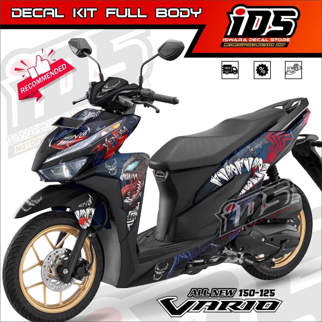 Stiker Vario 150 New Decal Vario 125 New Striping Vario 125 New decal Vario 150 Full Body 2021 Venom