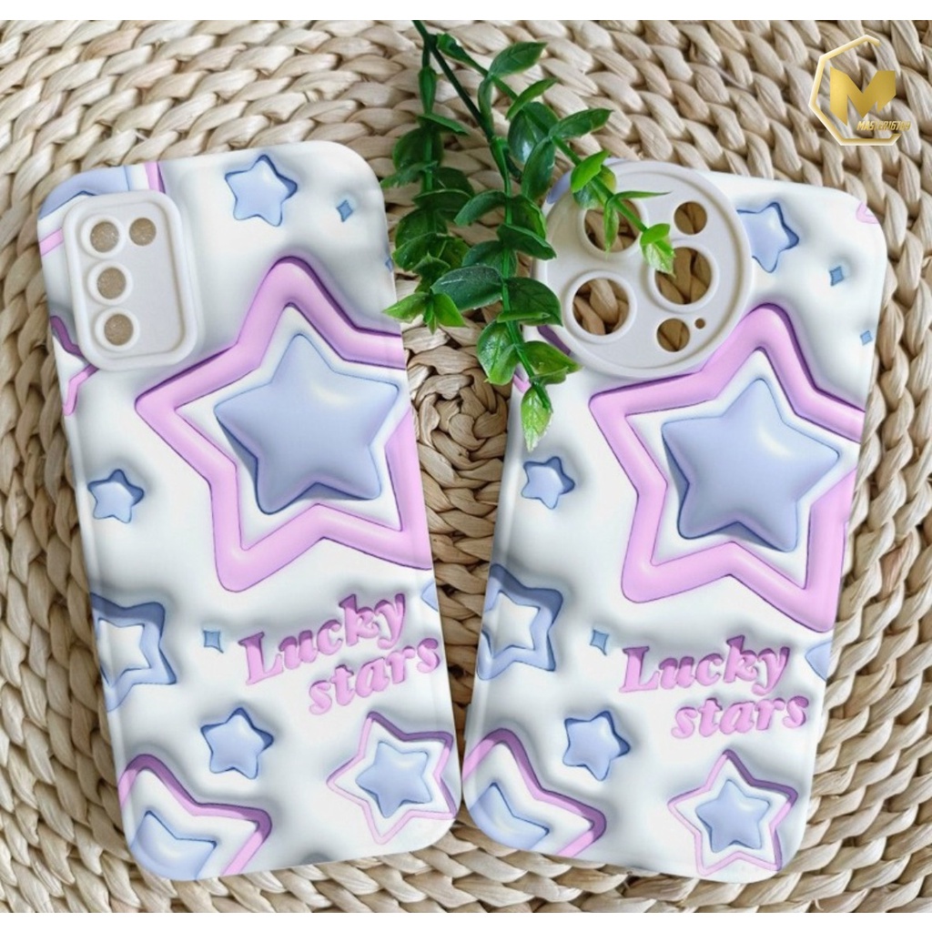 SS147 SOFTCASE LUCKY STARS AKSEN 3D PRINTING FOR SAMSUNG J2 PRIME GRAND PRIME A24 A03 CORE A02S A03S A04 A04E A04S A13 A10 A11 M11 A12 M12 A13 A23 A32 A20 A30 A20S A21S A22 A31 A32 A33 A50 A30S A50S A51 A53 MA4082