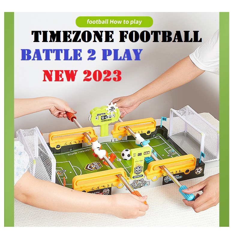 2023 MAINAN BATTLE GAME FOOTBALL SOCCER BOLA BOARD - PLAY 2 GAME TIMEZONE MAINAN ANAK SHOOT BOLA BAS