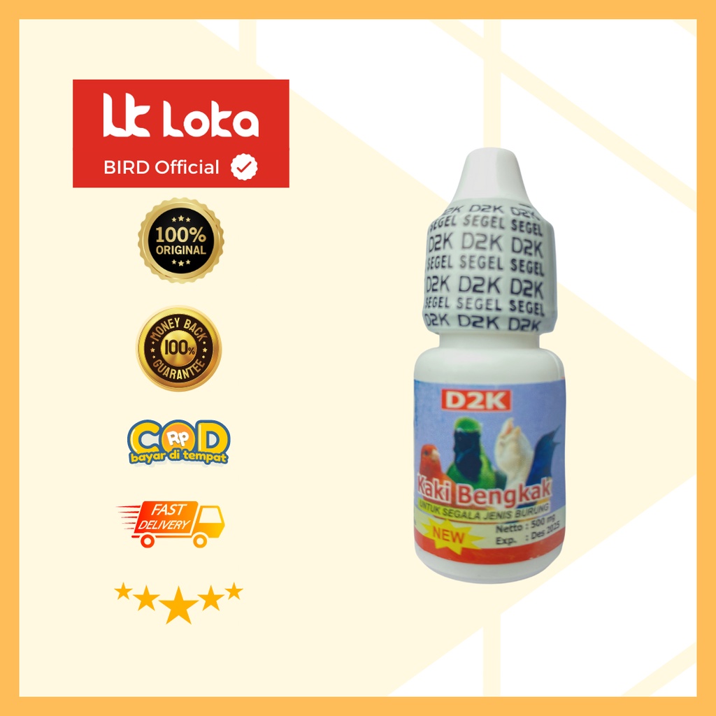 D2K Kaki Bengkak Obat Burung Kaki Luka Bengkak