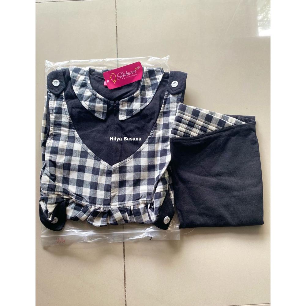 Terbaru BAJU GAMIS ANAK TERBARU 2018 / RAHNEM  GH-1416 Hitam / FASHION MUSLIM Murah