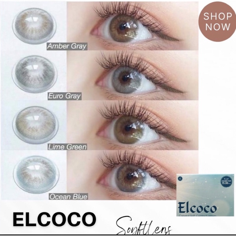 Softlens Elcoco Desire dia 15mm Normal dan Minus