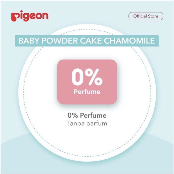 PIGEON Baby Powder Cake Bedak Padat Bayi Chamomile 45Gr Refill