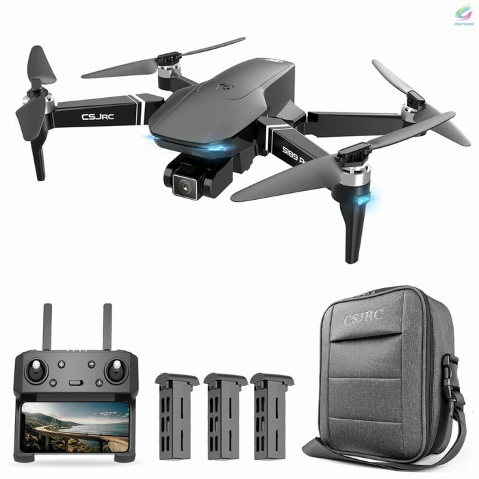 Terlaris Cod Drone Gps Murah Lipat Csj S189 Pro 4K Kamera 5Ghz