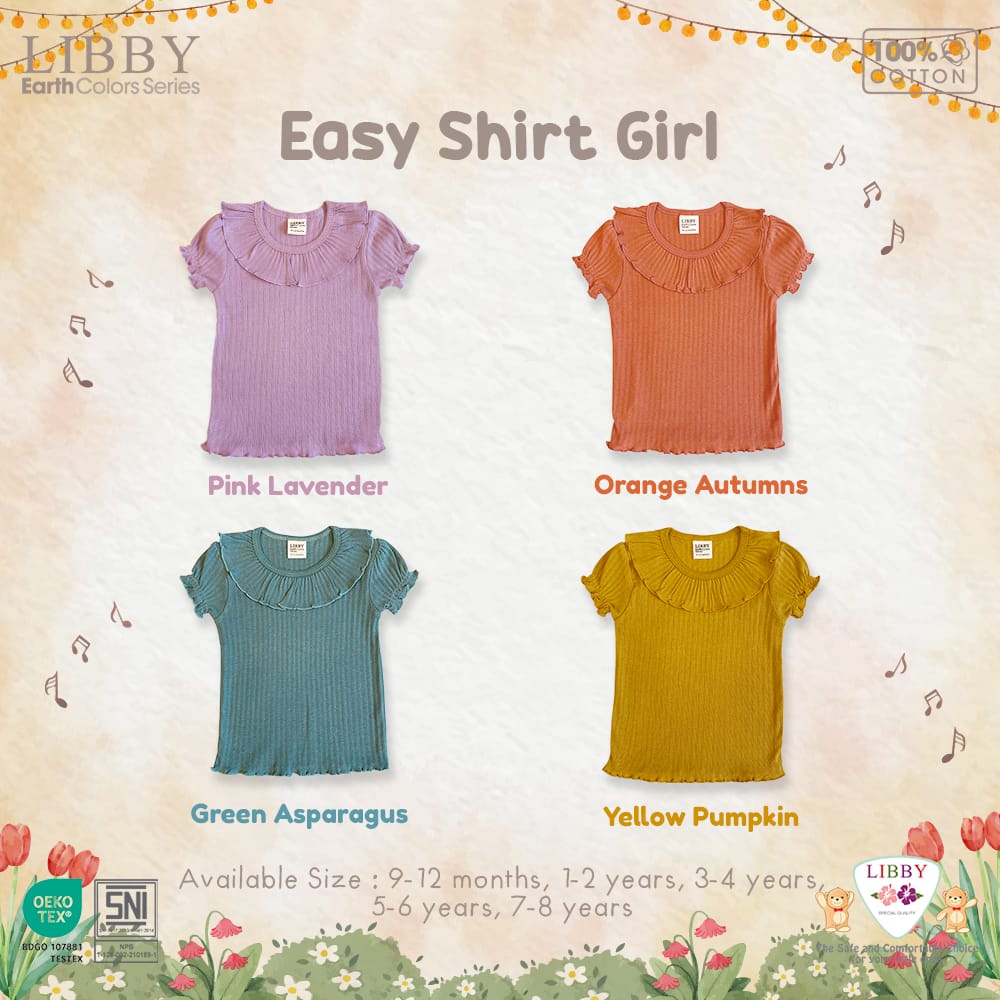 Libby - Easy Shirt Girl | Atasan Anak Perempuan